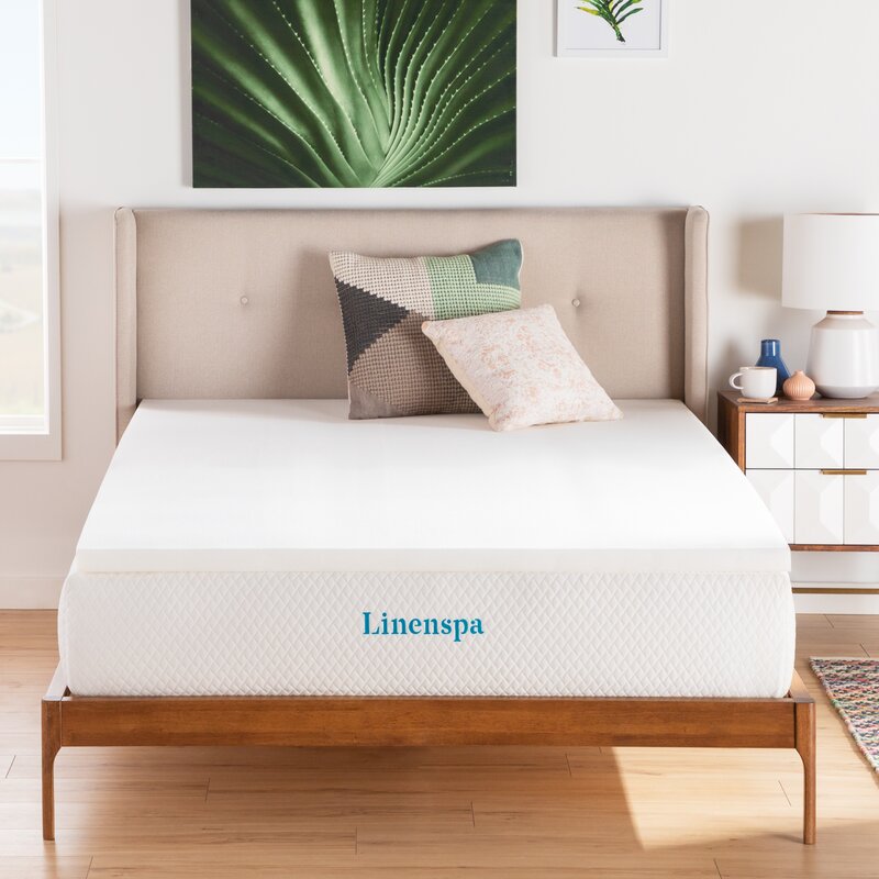 LinenspaEssentials Linenspa Essentials 2" Memory Foam Mattress Topper